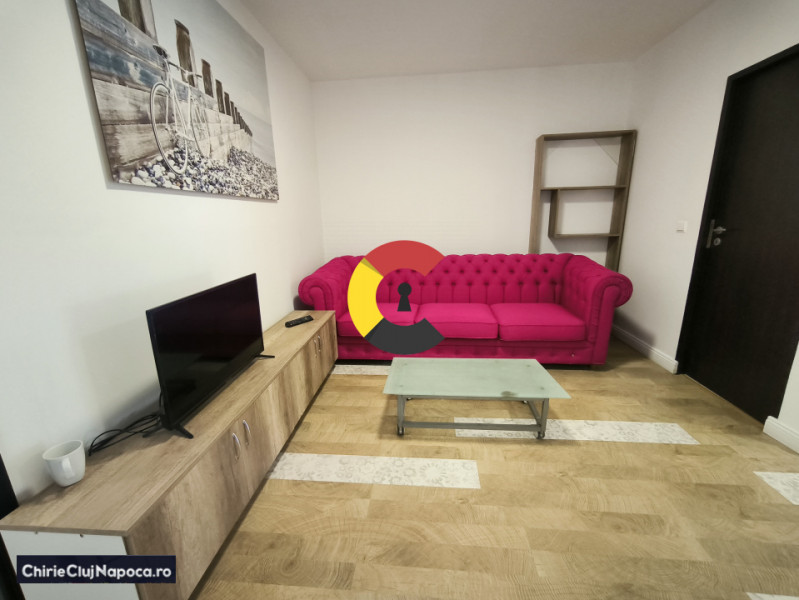 Apart. cu 2 dormitoare+living, parcare, bloc nou, zona Marasti/Oser