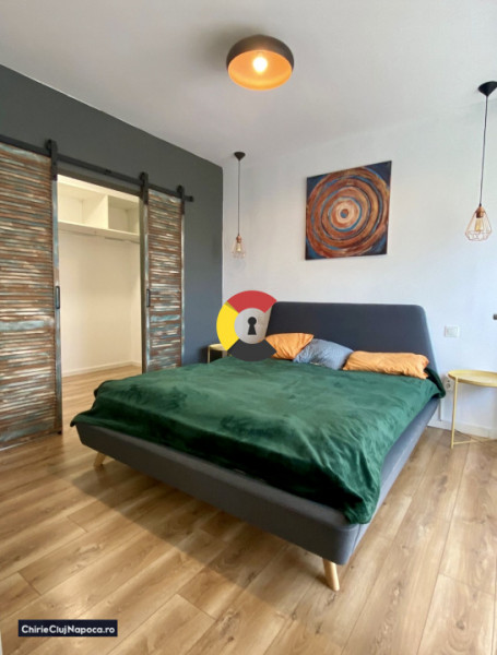 Apartament cu 2 camere si terasa, Marasti, zona Farmec, dressing 