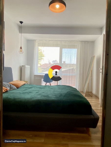 Apartament cu 2 camere si terasa, Marasti, zona Farmec, dressing 