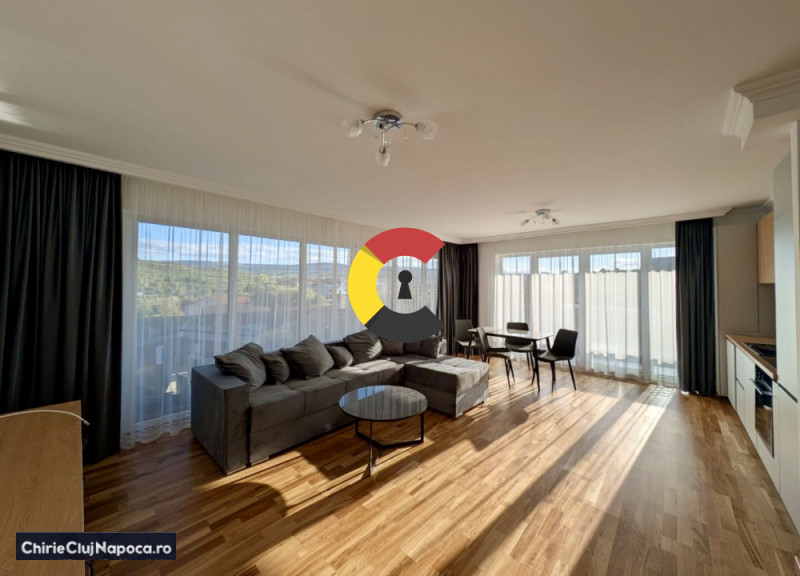 Apartament cu 2 camere si terasa, Gheorgheni, zona Sopor, parcare 