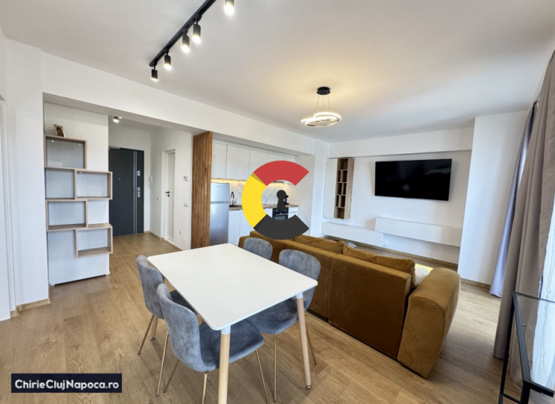 Apartament cu 2 camere si terasa, Manastur, Complex West City Tower 