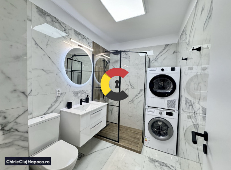 Apartament cu 2 camere si terasa, Manastur, Complex West City Tower 