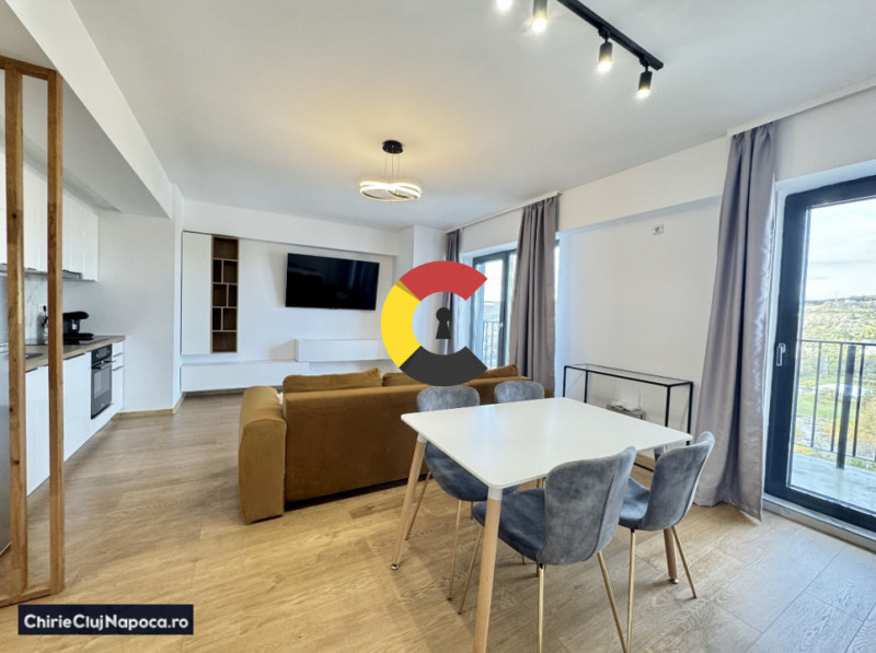 Apartament cu 2 camere si terasa, Manastur, Complex West City Tower 
