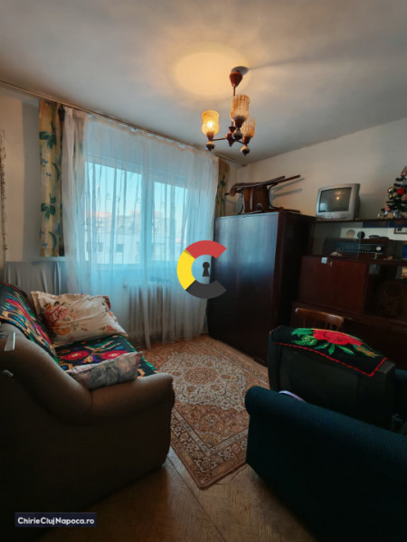 Apartament mobilat cu 2 camere, Cart. Manastur, 4-5 statii de Centru