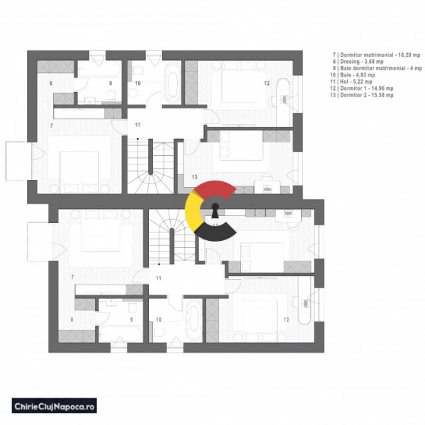 Duplex premium de vânzare – la 3 minute de intrarea în Dezmir