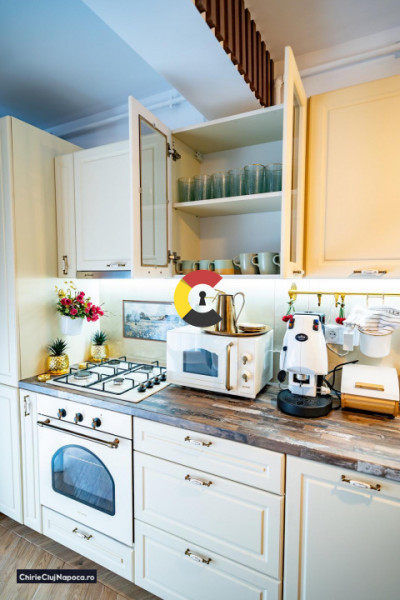 Apartament modern cu 2 camere, complet mobilat • Soporului-Iulius Mall