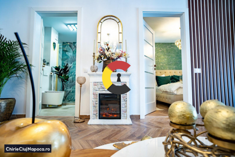 Apartament modern cu 2 camere, complet mobilat • Soporului-Iulius Mall