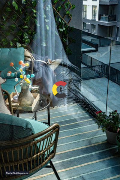 Apartament modern cu 2 camere, complet mobilat • Soporului-Iulius Mall