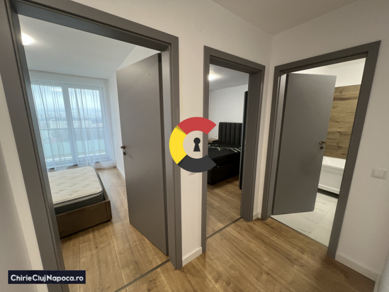 Apartament 3 camere + parcare + balcon, totul nou, Cart. Grigorescu 