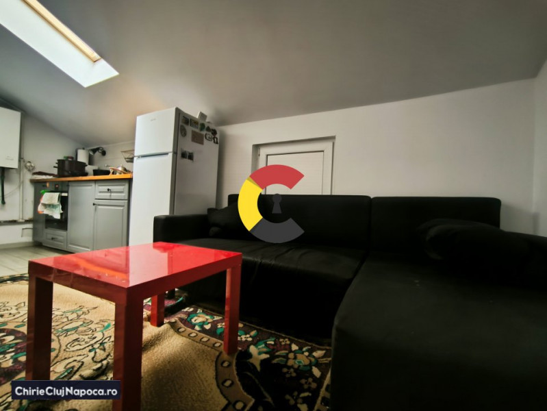 Apartament fain (living-bucatarie, dormitor) zona Auchan Iris 