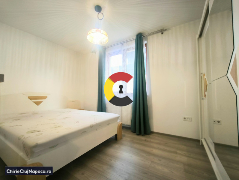 Apartament spatios cu 2 camere+parcare, str D. Mocanu Floresti