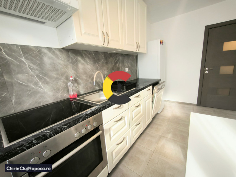 Apartament spatios cu 2 camere+parcare, str D. Mocanu Floresti