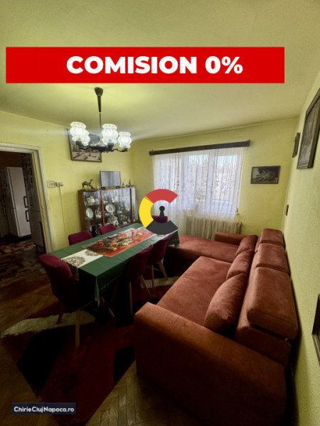 Apart. cu 3 camere+balcon, Manastur, zona Academiei de Muzica Gh. Dima