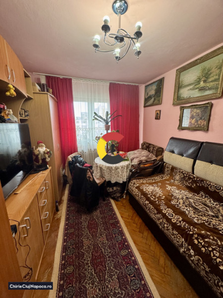 Apart. cu 3 camere+balcon, Manastur, zona Academiei de Muzica Gh. Dima