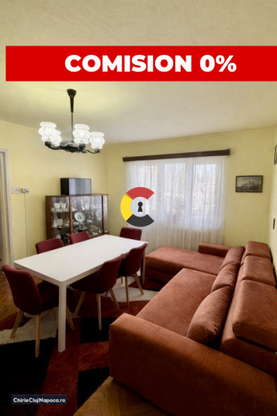 Apart. cu 3 camere+balcon, Manastur, zona Academiei de Muzica Gh. Dima