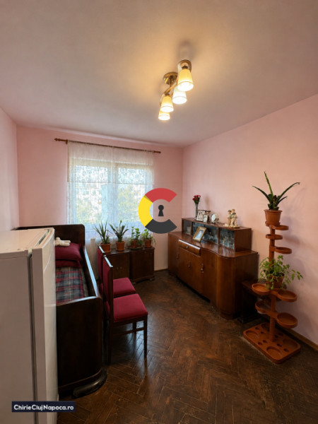 Apart. cu 3 camere+balcon, Manastur, zona Academiei de Muzica Gh. Dima