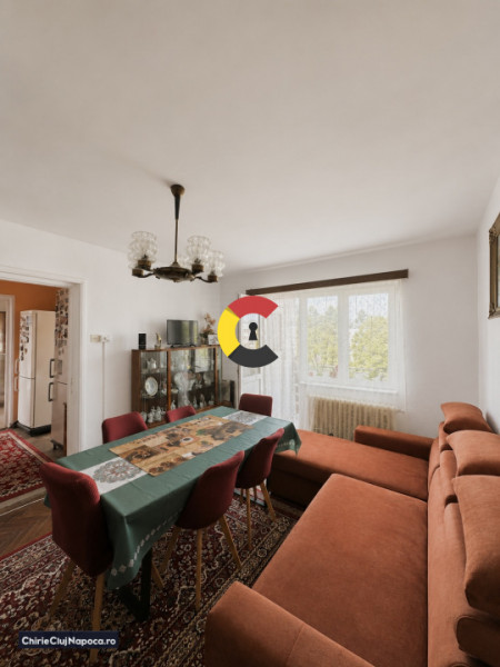 Apart. cu 3 camere+balcon, Manastur, zona Academiei de Muzica Gh. Dima