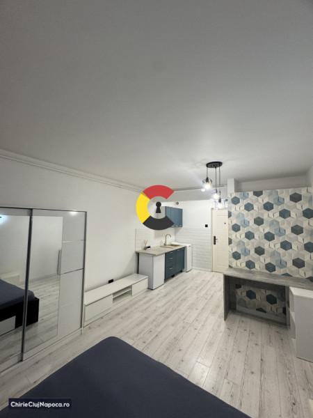 Garsoniera moderna, pretabila de investiție, zona Pod Ira, parcare