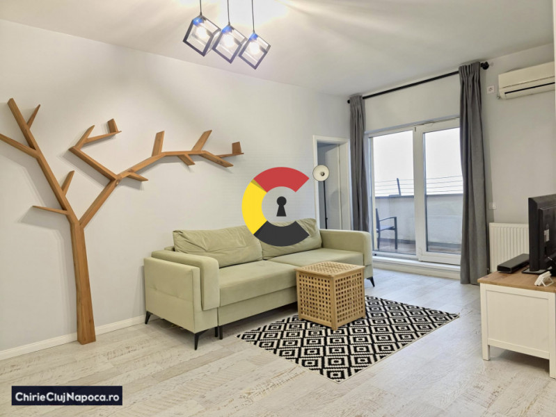 Apartament cu 2 camere, Calea Turzii, zona OMV, garaj 