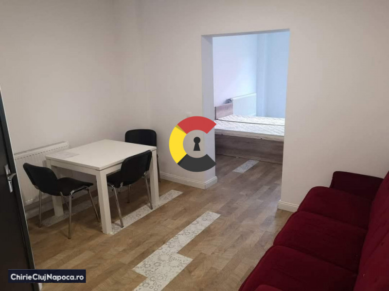 Apartament (living-bucatarie, dormitor) bloc nou, zona strazii Horea