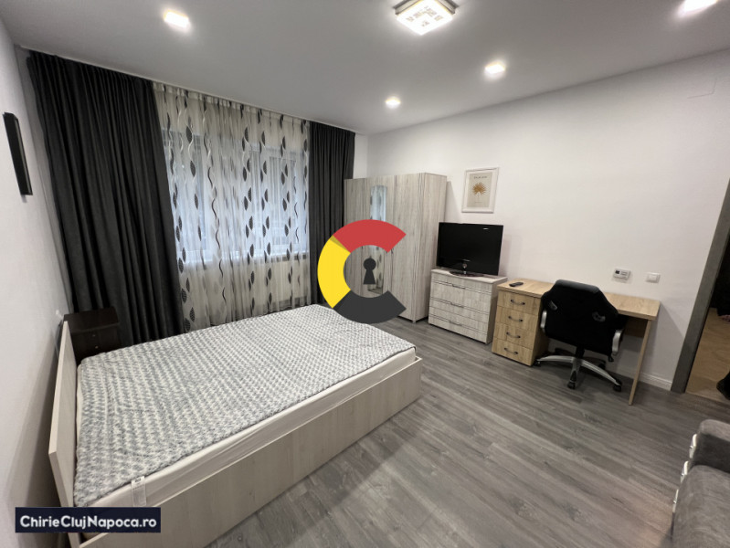 Apartament modern cu 1 camera, 42 mp + spațiu pentru gratar