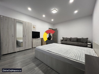 Apartament modern cu 1 camera, 42 mp + spațiu pentru gratar