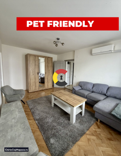 Apartament cu 2 camere si balcon, Gheorgheni, zona Iulius Mall, parcare