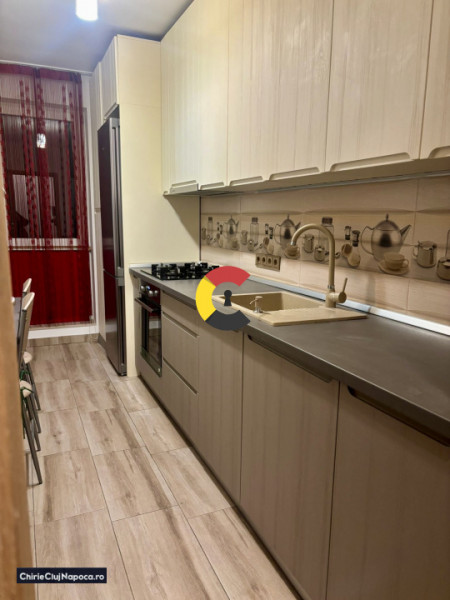 Apartament cu 2 camere si terasa, Andrei Muresanu, zona Observator, parcare