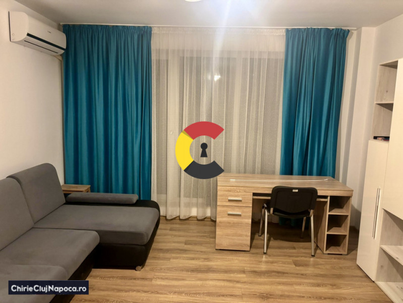 Apartament cu 2 camere si terasa, Andrei Muresanu, zona Observator, parcare