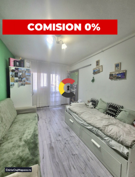 Garsoniera mobilata, utilata + balcon, Marasti, zona Kaufland