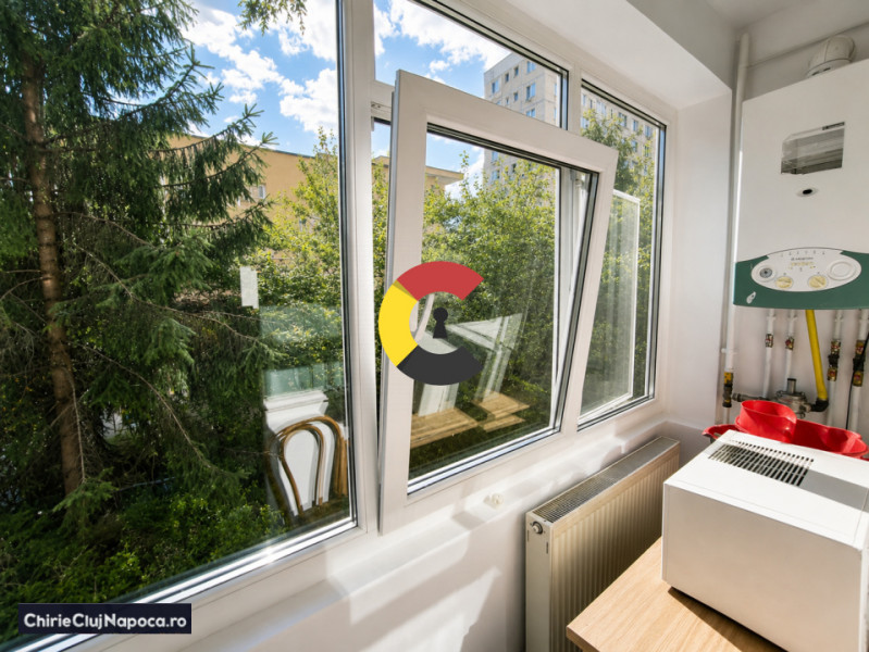 Ap. mobilat cu 2 camere+balcon, et. 1, Gheorgheni, str Ariesului