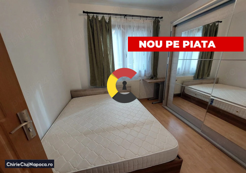 Apartament frumos cu 2 camere, Centrala proprie, Cartier Manastur