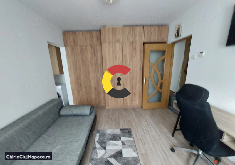 Apartament frumos cu 2 camere, Centrala proprie, Cartier Manastur