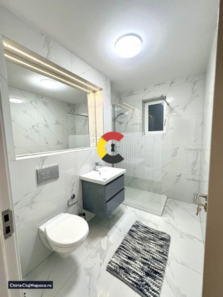 Apartament nou, 70 mp, cu 2 dormitoare, FLORESTI/zona Cetatii, parcare si balcon