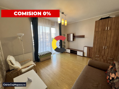 Apartament modern cu 1 cameră + terasa, zona The Office Marasti