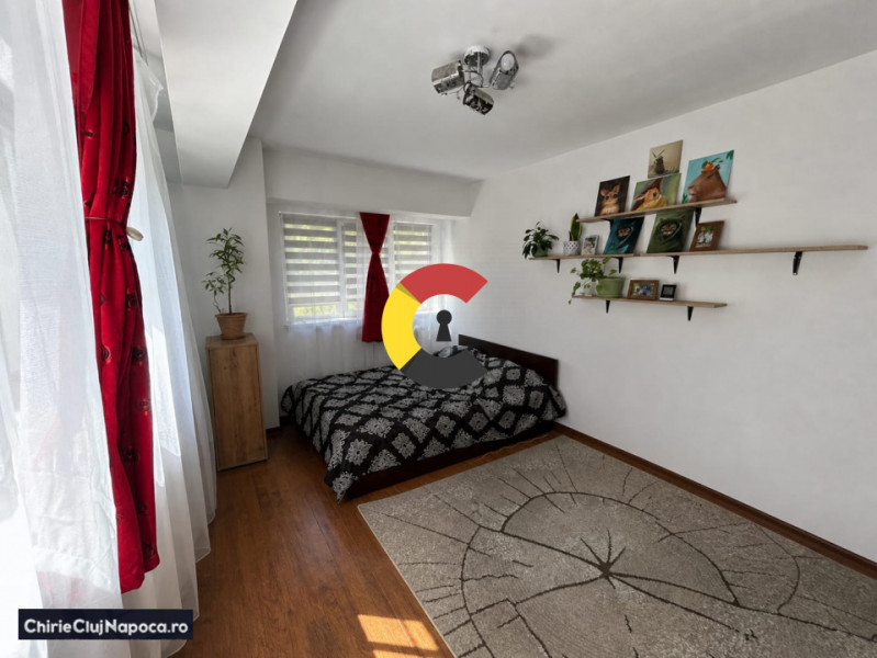 Ap cu 2 camere+balcon | cart Manastur - zona Edgar Quinet langa padure