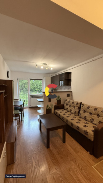Ap cu 2 camere+balcon | cart Manastur - zona Edgar Quinet langa padure