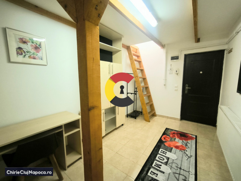 Garsoniera mobilata și utilata la casa zona Kaufland Marasti 