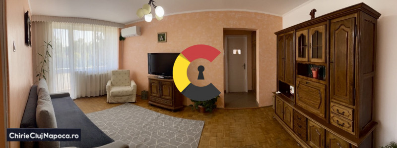 Apartament cu 3 camere si balcon, Centru, zona Parcului Central