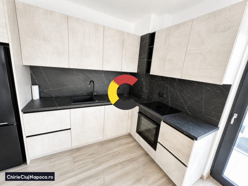 Ap. modern cu 2 camere, zona Lidl Buna Ziua, bloc nou, garaj