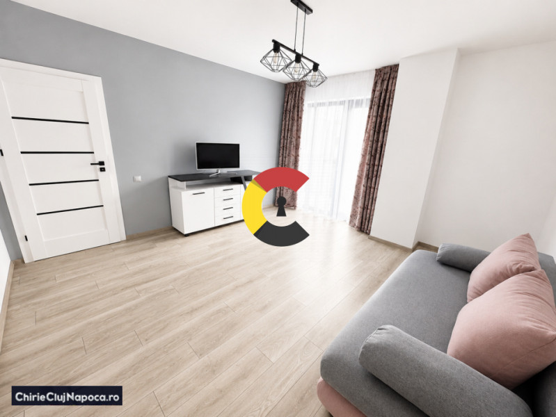 Ap. modern cu 2 camere, zona Lidl Buna Ziua, bloc nou, garaj