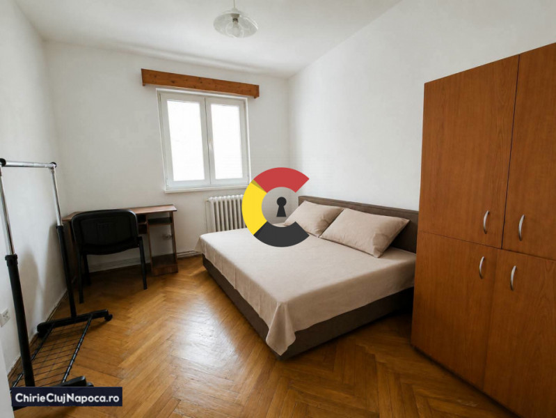 Apart. studentesc cu 3 camere deco, Manastur, 4-5 statii de Centru