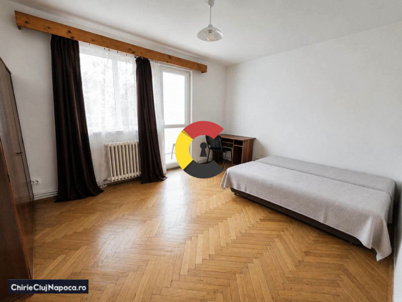 Apart. studentesc cu 3 camere deco, Manastur, 4-5 statii de Centru