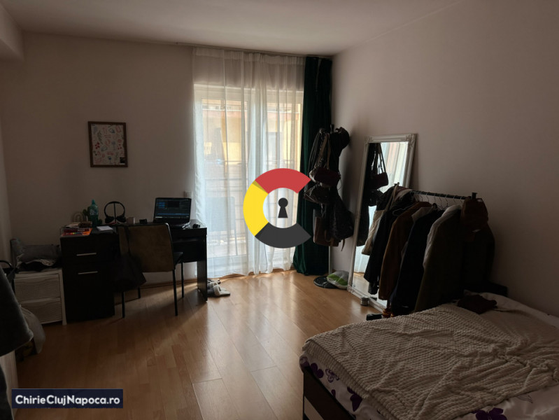 Garsonieră+balcon, bloc nou, aproape de FSEGA/Gheorgheni