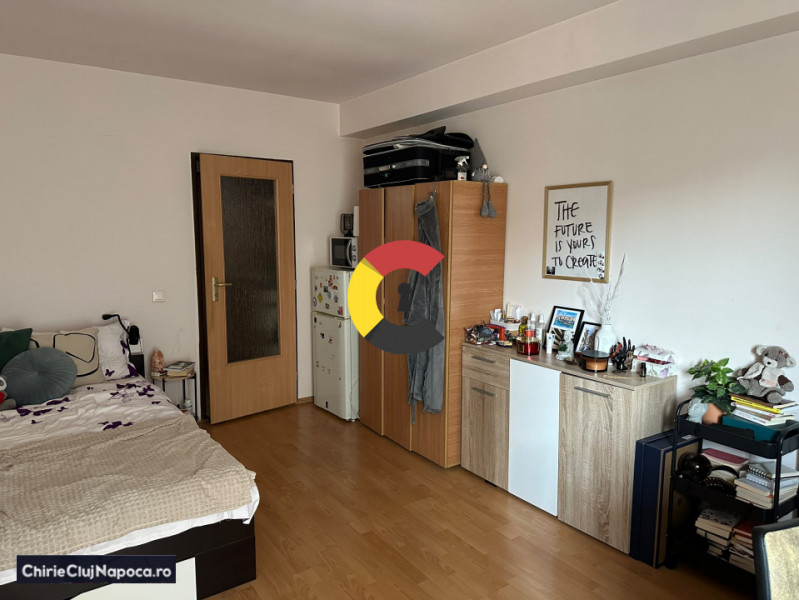 Garsonieră+balcon, bloc nou, aproape de FSEGA/Gheorgheni