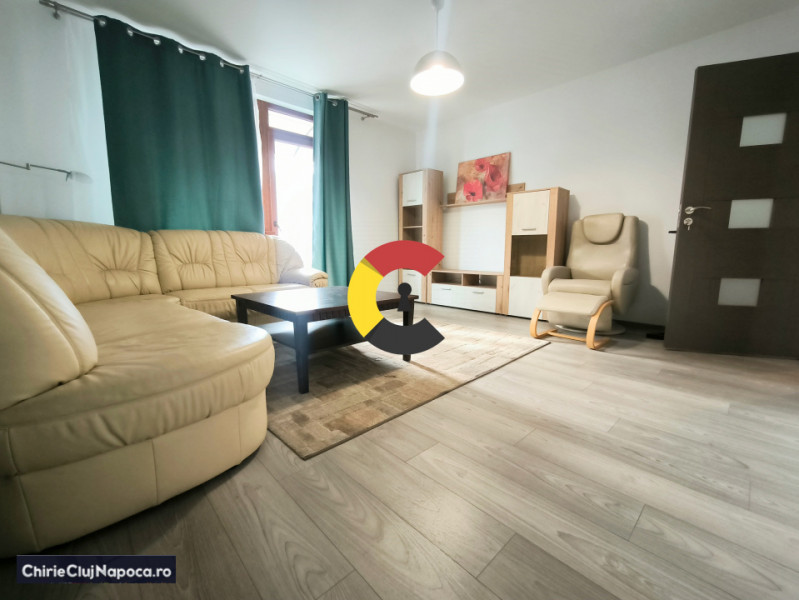 Apartament spatios cu 2 camere+parcare, str D. Mocanu Floresti