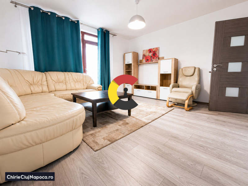 Apartament spatios cu 2 camere+parcare, str D. Mocanu Floresti