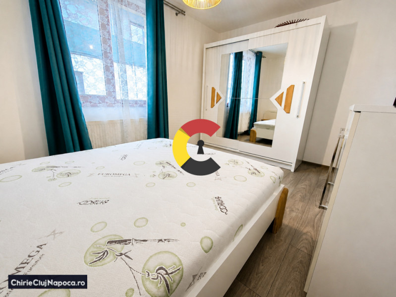 Apartament spatios cu 2 camere+parcare, str D. Mocanu Floresti