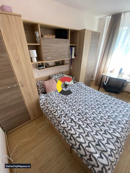 Ap cu 2 camere decomandate | balcon | cart Manastur - zona liniștită 