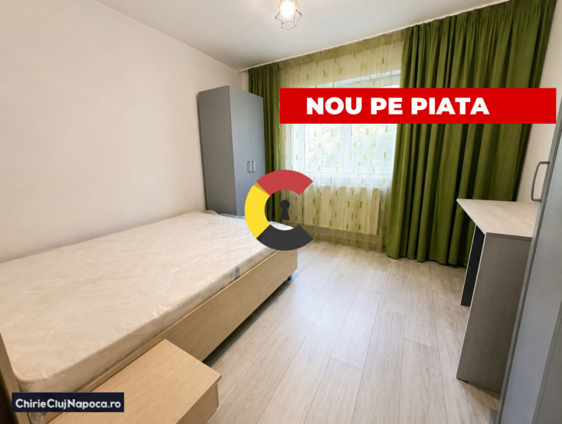 Apartament modern cu 2 dormitoare, Manastur, 6-7 stații de Centru